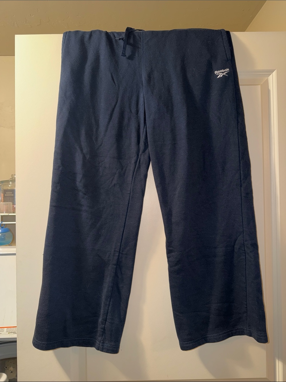 Reebok Kids Dark Navy Jogger Sweatpants with Small Logo